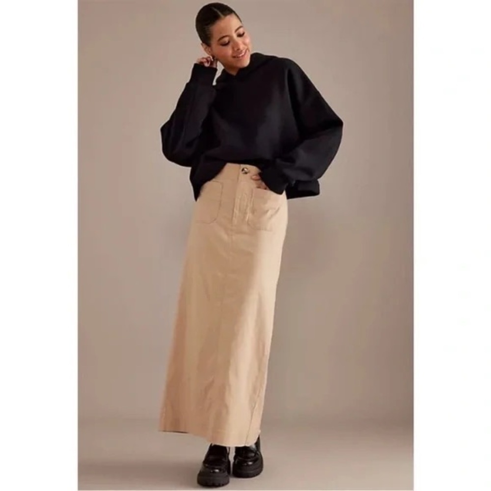 NWT Anthropologie Maeve Magic Fabric The Colette Maxi Skirt, XS π₯